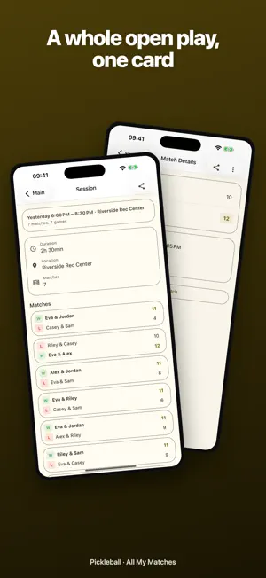 Pickleball - All My Matches screenshot 3