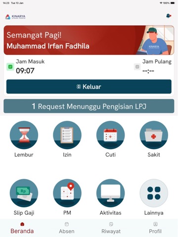 App screenshot