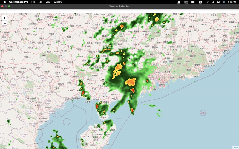 Weather Radar Pro. Screenshot
