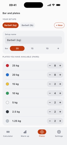 Plate Calculator: Barbell Screenshot 4 of 6