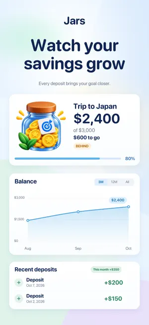Jars: Savings Goal Tracker screenshot 2