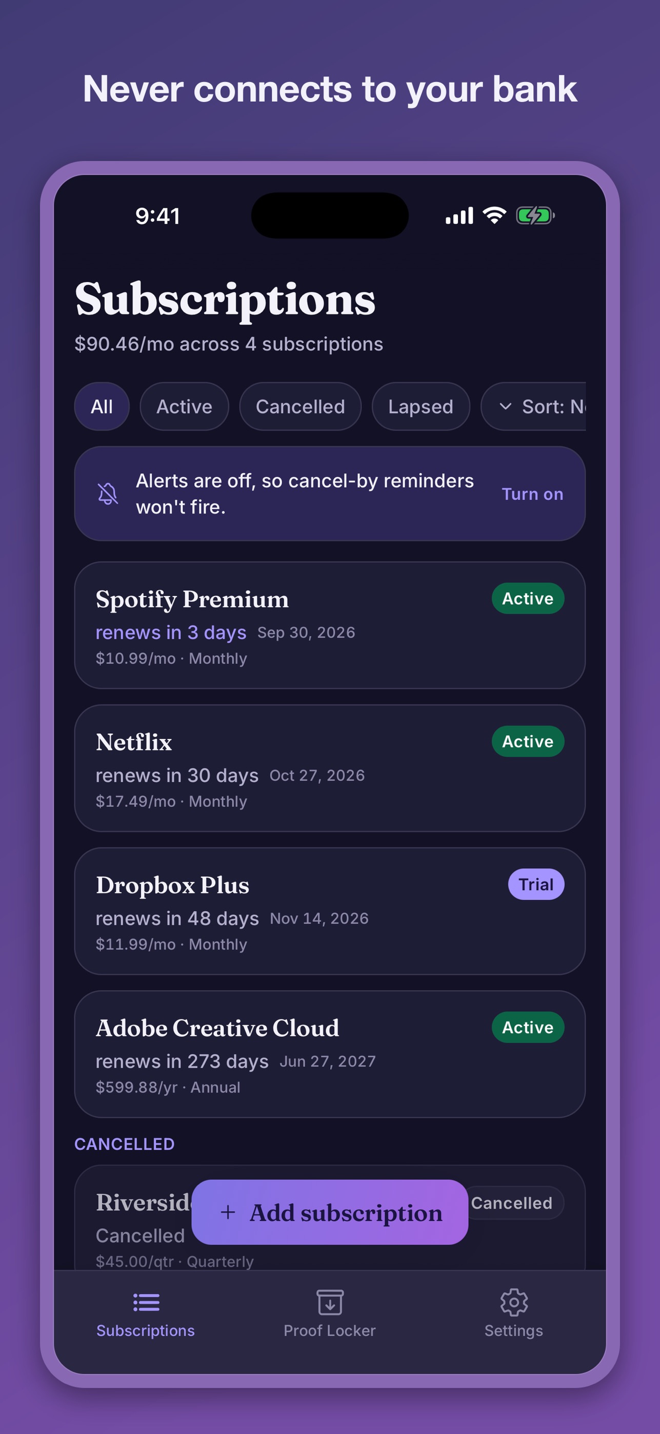 Screenshot 5 of Cancel Casefile: Keep Proof