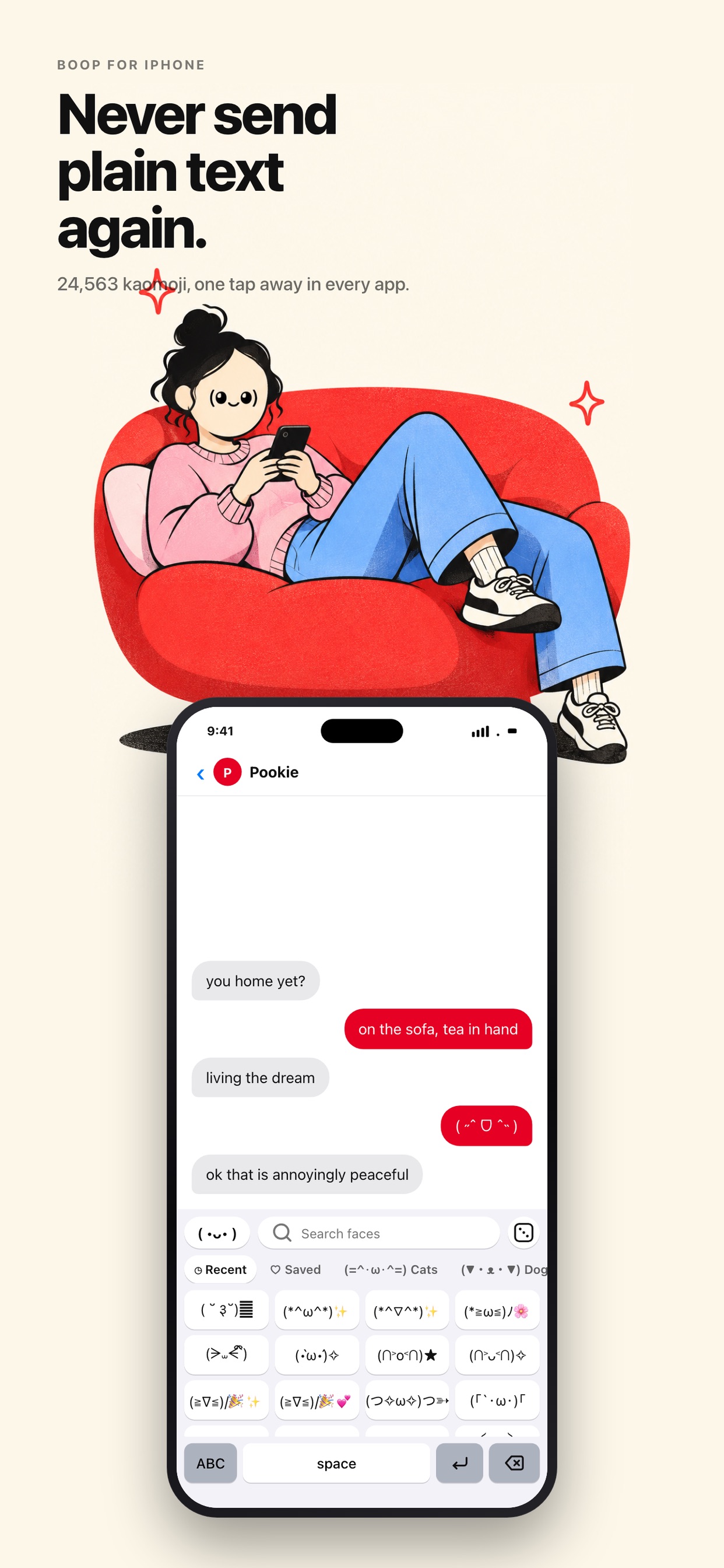 Screenshot 1 of Boop - Never Send Plain Text