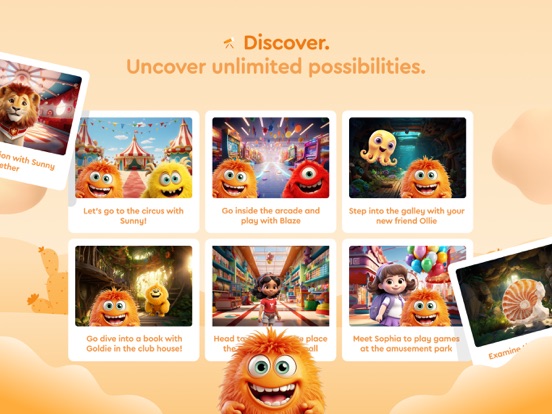 Monsterville Storybook iPad screenshot 2 - Book app