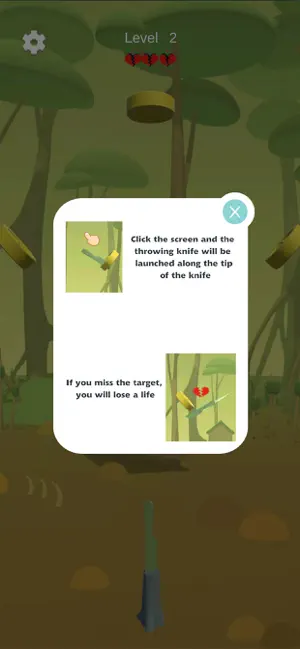 Rotating Knife Target screenshot 1