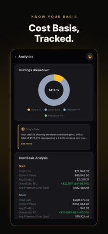 TroyStack: Gold & Silver AI Screenshot 8 of 9