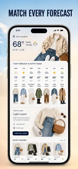 What to Wear: Weather Outfit screenshot 2