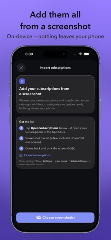 Submetric: Subscriptions Screenshot 3 of 8