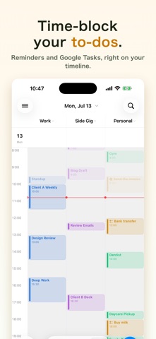Calendoc: Parallel Calendars iPhone screenshot