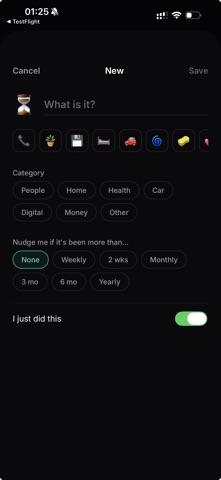 Since: Last Time Tracker screenshot