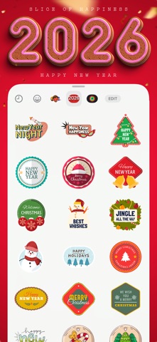 Animated Xmas New Year Sticker screenshot