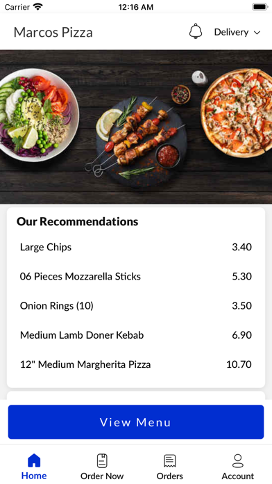 Marcos Pizza, Screenshot 2 - AppWisp.com Marcos Pizza, Screenshot 2 - AppWisp.com