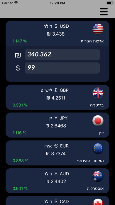 Screenshot #2 pour FX Rates - Exchange Rates