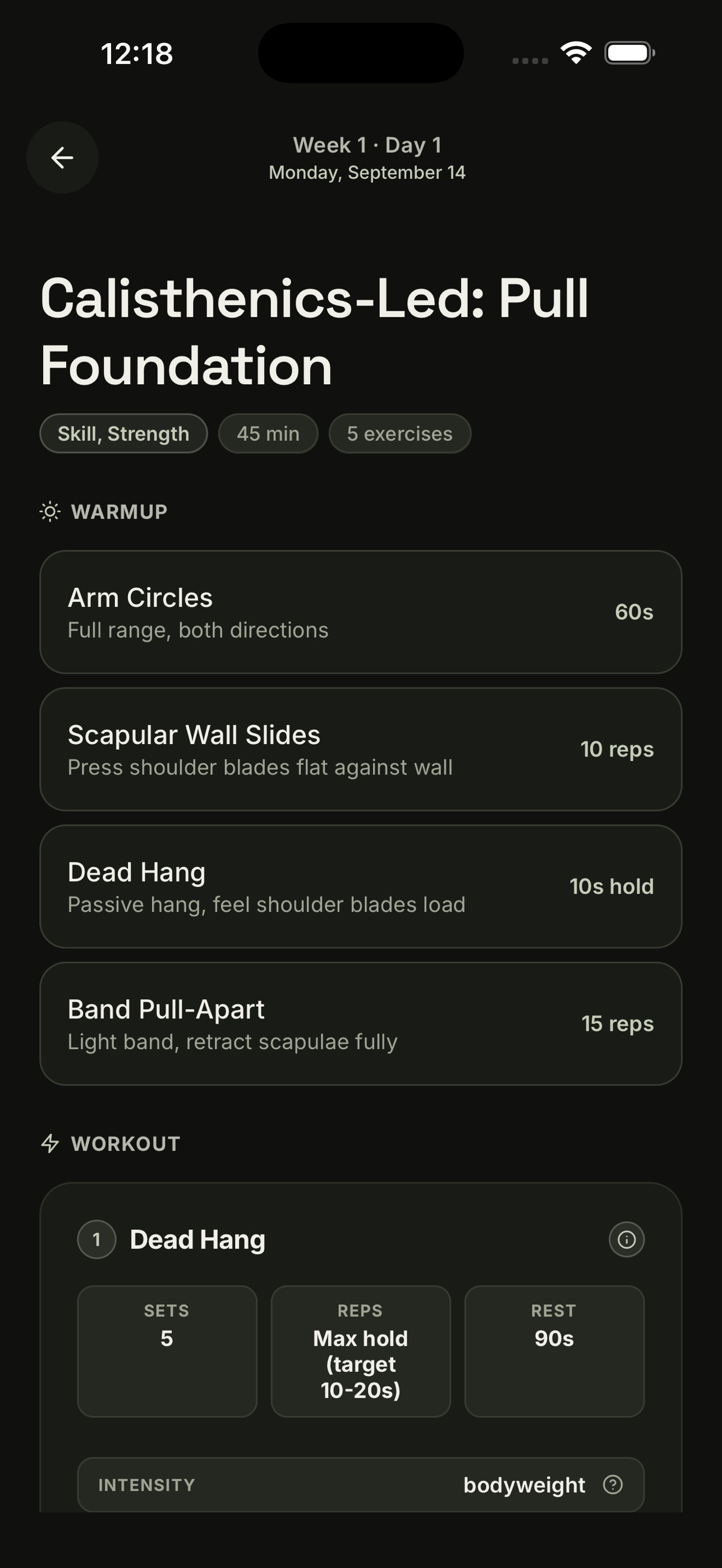 Screenshot 2 of SCEND: Calisthenics & Strength