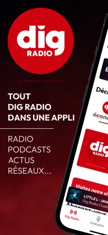 Dig Radio – Podcasts & Actus screenshot