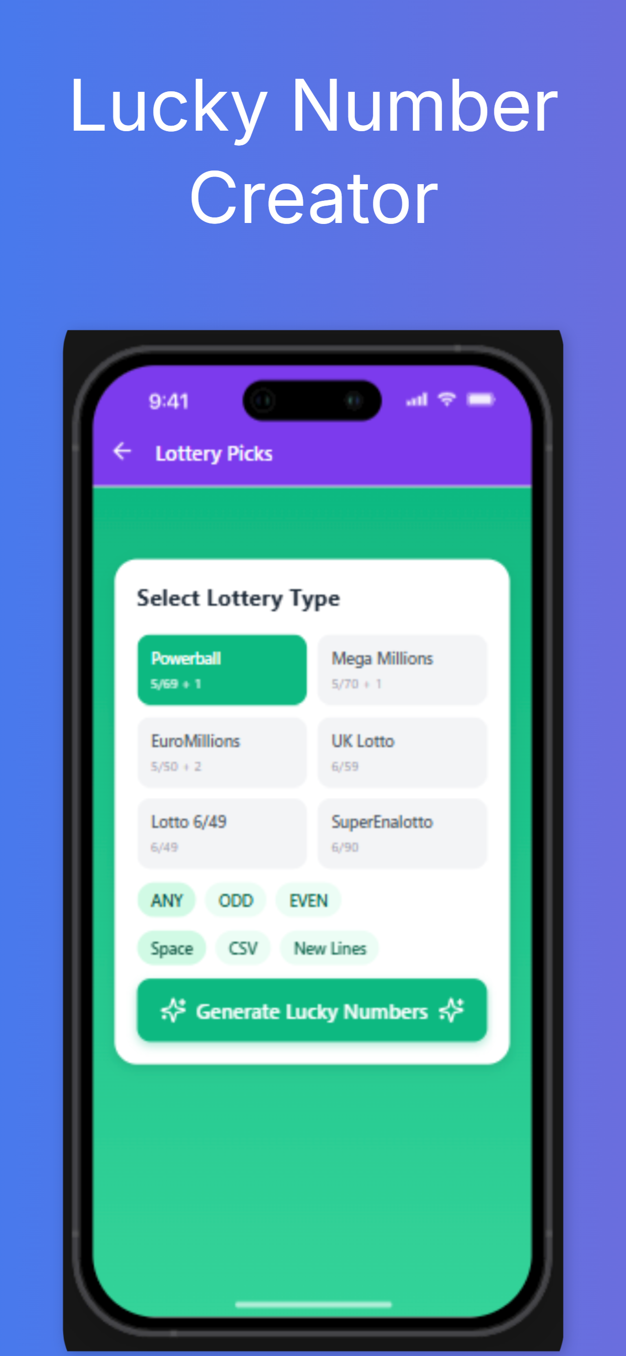 Mobile Random Number Generator screenshot 5