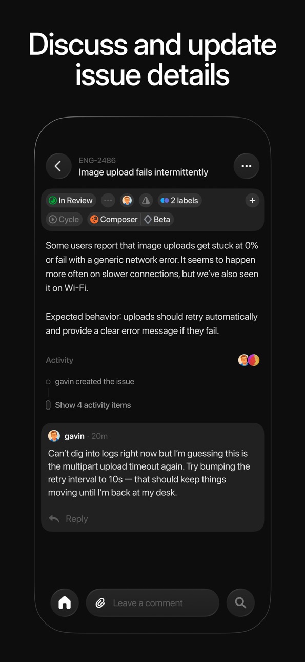 iPhone screenshot