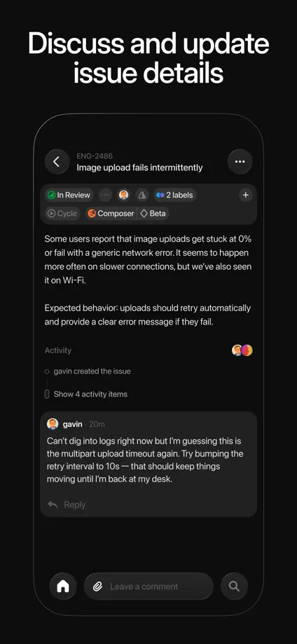 Linear, App Store screenshot 6