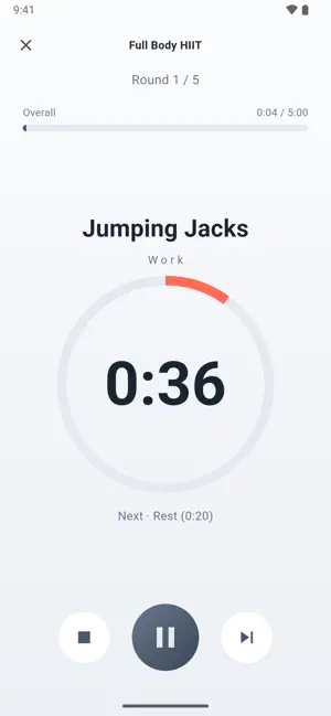 Stride: HIIT & Interval Timer screenshot 2