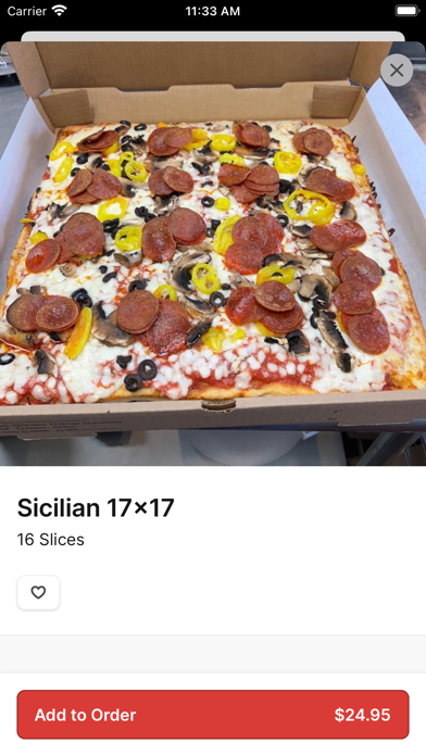 PieZano Pizzeria iPhone screenshot 4 - Food & Drink app