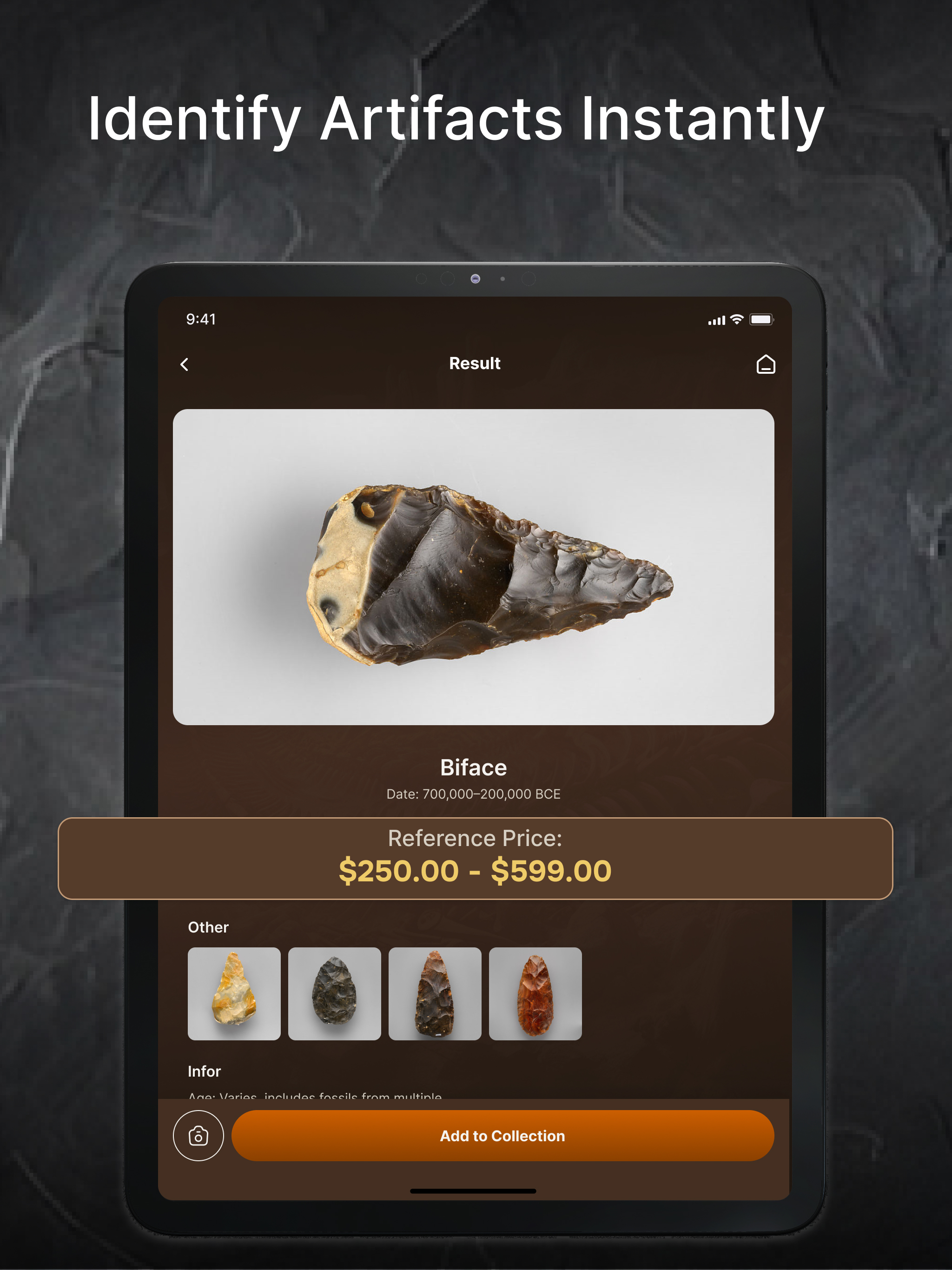 Fossil Identifier Artifact ID screenshot 7