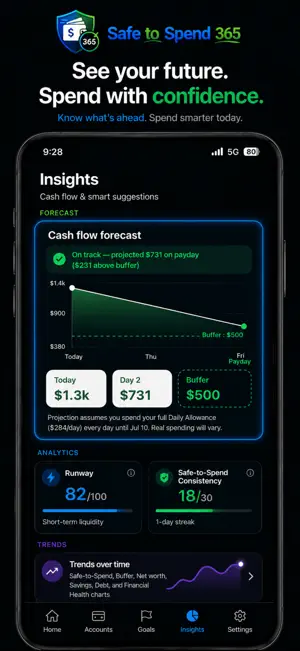 Safe to Spend 365: Budget AI screenshot 4