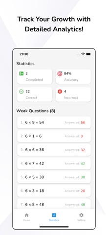 Smart Multiplication Tables Screenshot 8 of 8