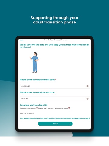 Transition Compass iPad screenshot