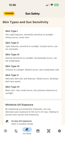 Sky and Sol UV Tracker screenshot