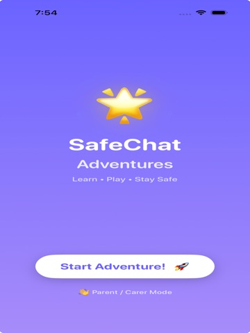 SafeChat Adventures iPad screenshot