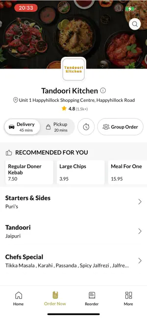 Tandoori Kitchen. screenshot 3