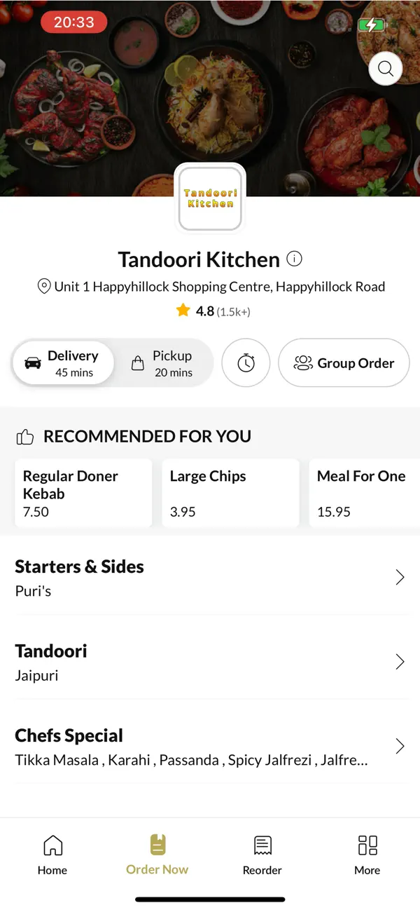 Screenshot #3 pour Tandoori Kitchen.