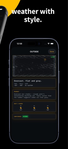 RAD Weather: Honest Forecast screenshot