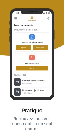 Espace client Homeria Screenshot 2 of 4