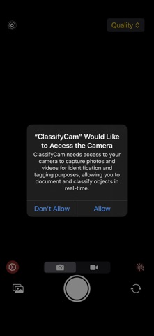 ClassifyCam screenshot