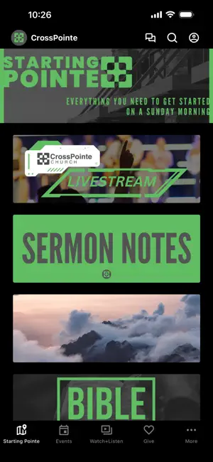 CrossPointe Church screenshot 1