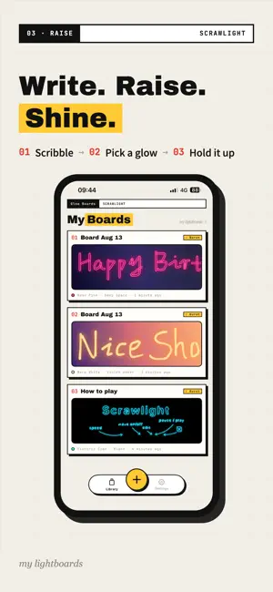 Scrawlight – Handwriting Board screenshot 3