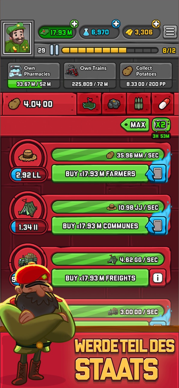 AdVenture Communist iOS Mod IPA screenshot 4 - iOS game interface
