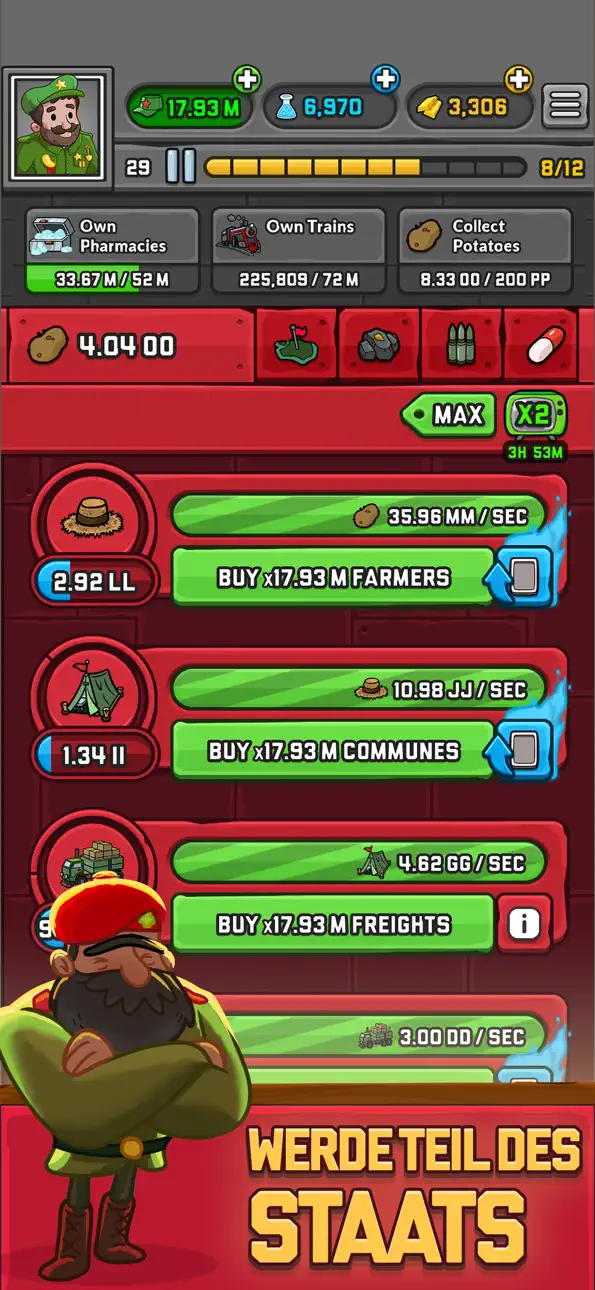 AdVenture Communist iOS Mod IPA screenshot 4 - iOS game interface