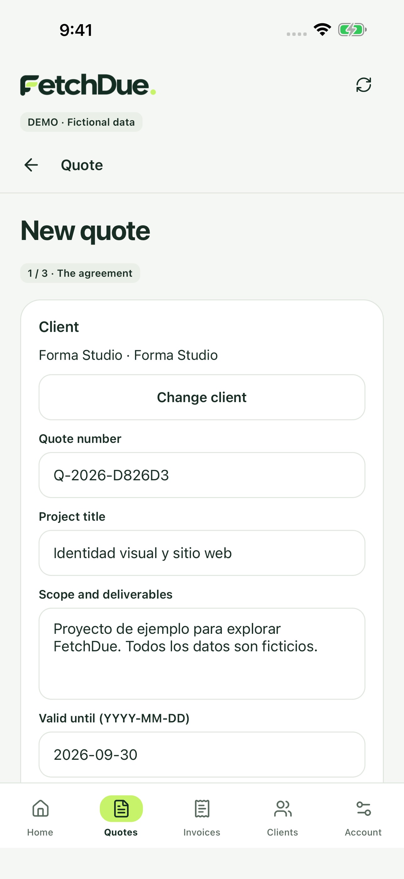 Screenshot 2 of FetchDue