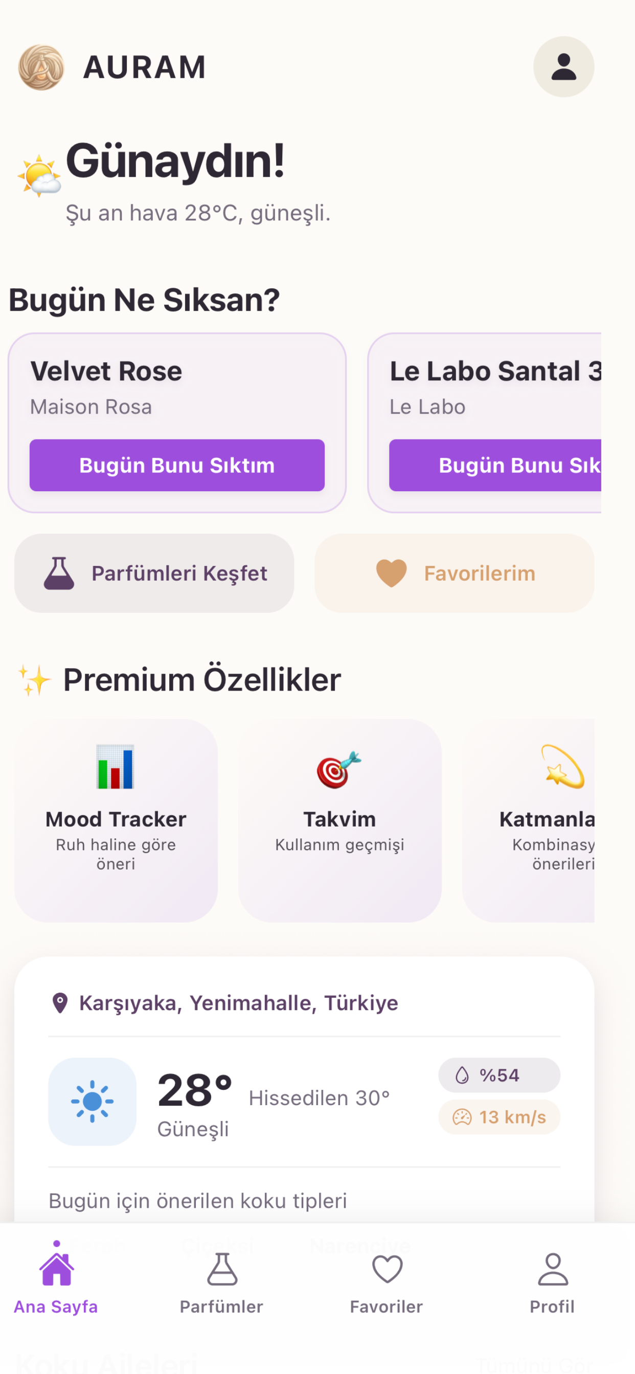 Auram - Parfüm Önerileri screenshot 5
