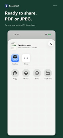SnapSheet: Scan & PDF screenshot 5