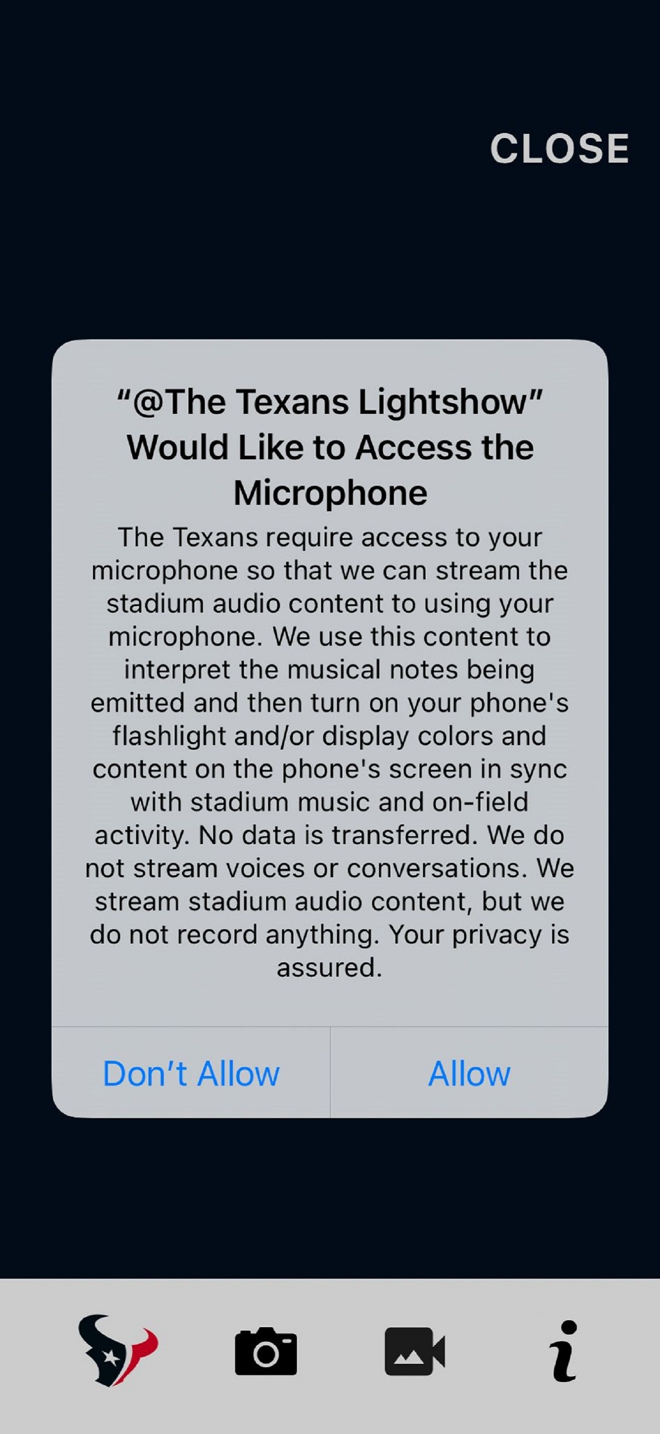 @The Texans Lightshow screenshot 4