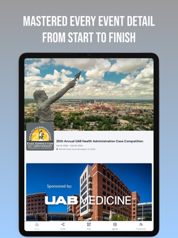 UAB Case Competition iPad screenshot