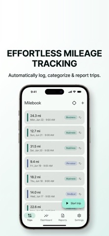 Milebook Mileage Log Tracker Screenshot 8 of 8