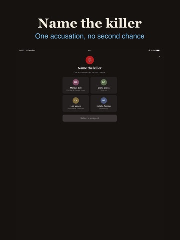 Forgotten Mystery: Murder Case iPad screenshot