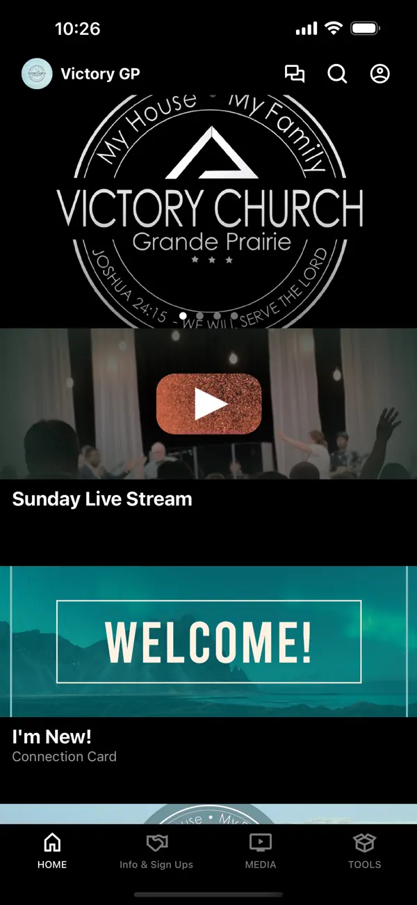 Screenshot #1 pour Victory Church Grande Prairie