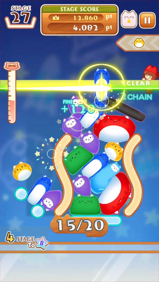 #6. Stray Cat Falling -Stack Game- (iOS) 由: PULSMO,INC.