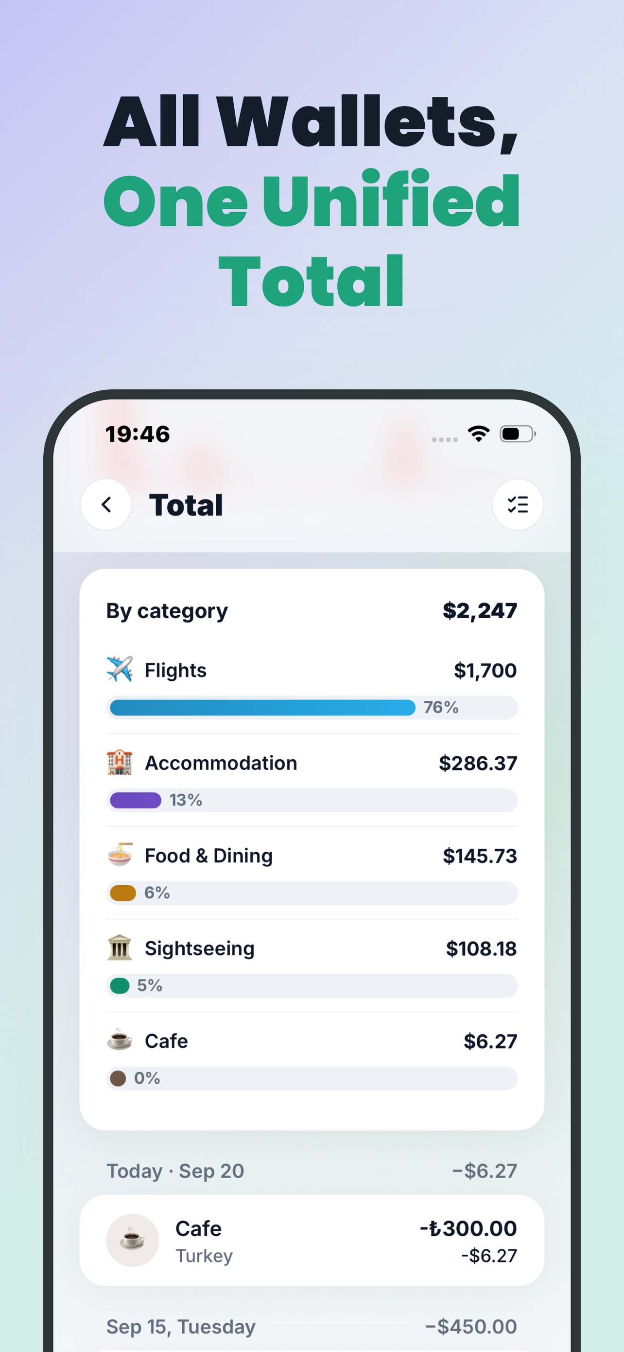 Screenshot 5 of Nomad Budget: Travel Expenses