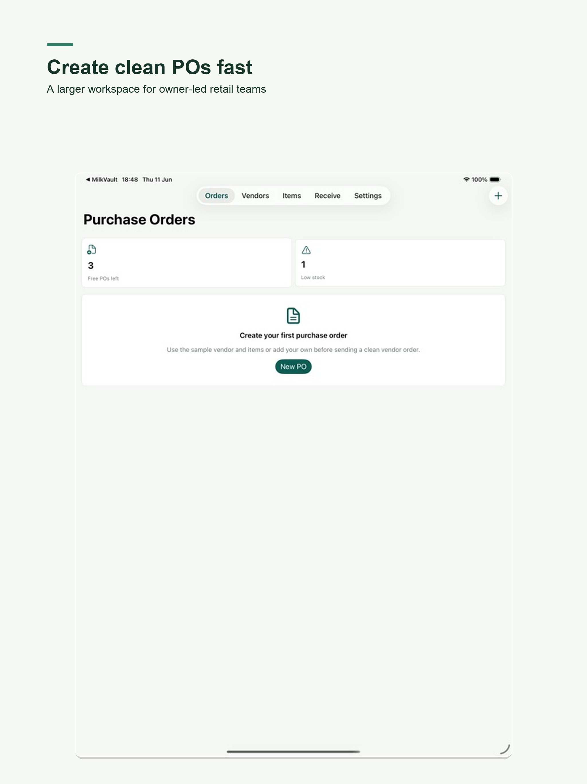Purchase Order VendorCue screenshot 9